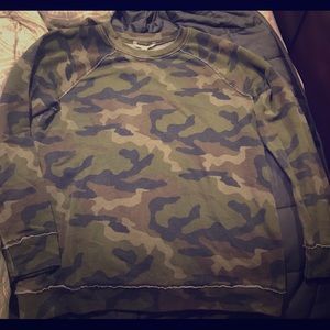 American Eagle Camo Crewneck Sweatshirt